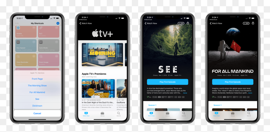 The Apple Tv Launcher Supports The Apple Tv Front Page - Apple Tv+ On Iphone, HD Png Download - apple tv icon png