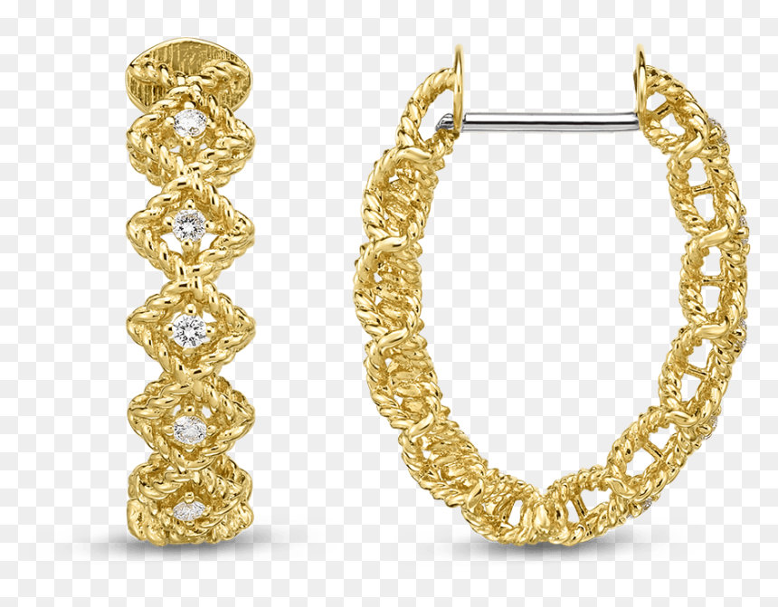 Küpe Modelleri Altın 2018, HD Png Download - hoop earring png