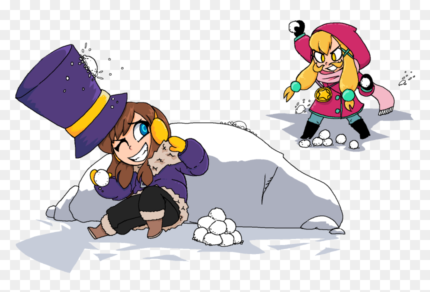 2 0 0 Cartoon Vertebrate Fictional Character - Hat In Time Порно, HD Png Download - snow ball png