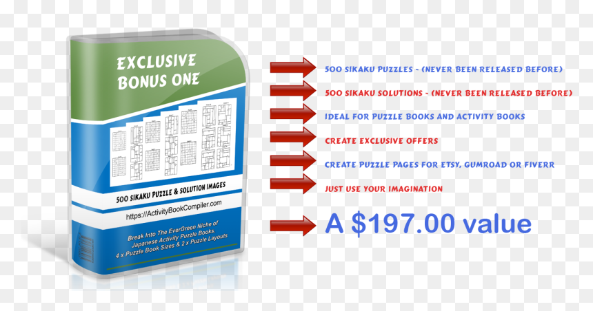 Exclusive Bonus One 500 Sudoku Puzzles With Solutions - Add To Cart Psd, HD Png Download - book .png