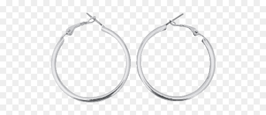 Earrings, HD Png Download - hoop earring png