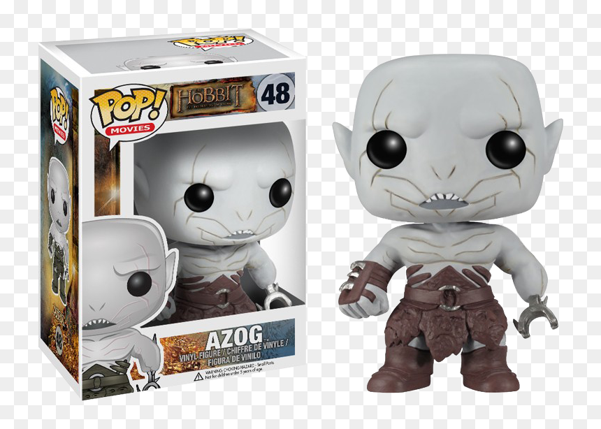 Desolation Of Smaug - Azog Funko Pop, HD Png Download - hobbit png