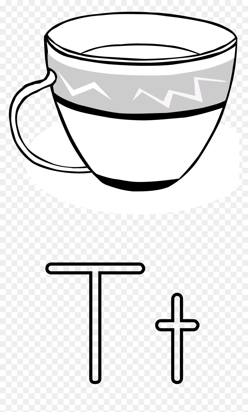 Letra T De Taza Clip Arts - Tea Cup Clip Art, HD Png Download - zanahoria png