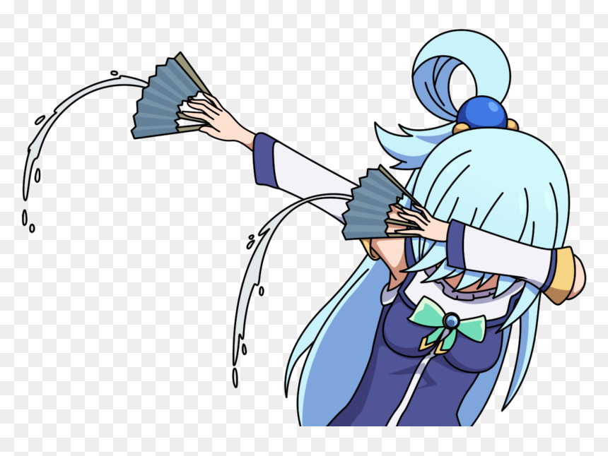 Aqua Konosuba Png, Transparent Png - fortnite dab png
