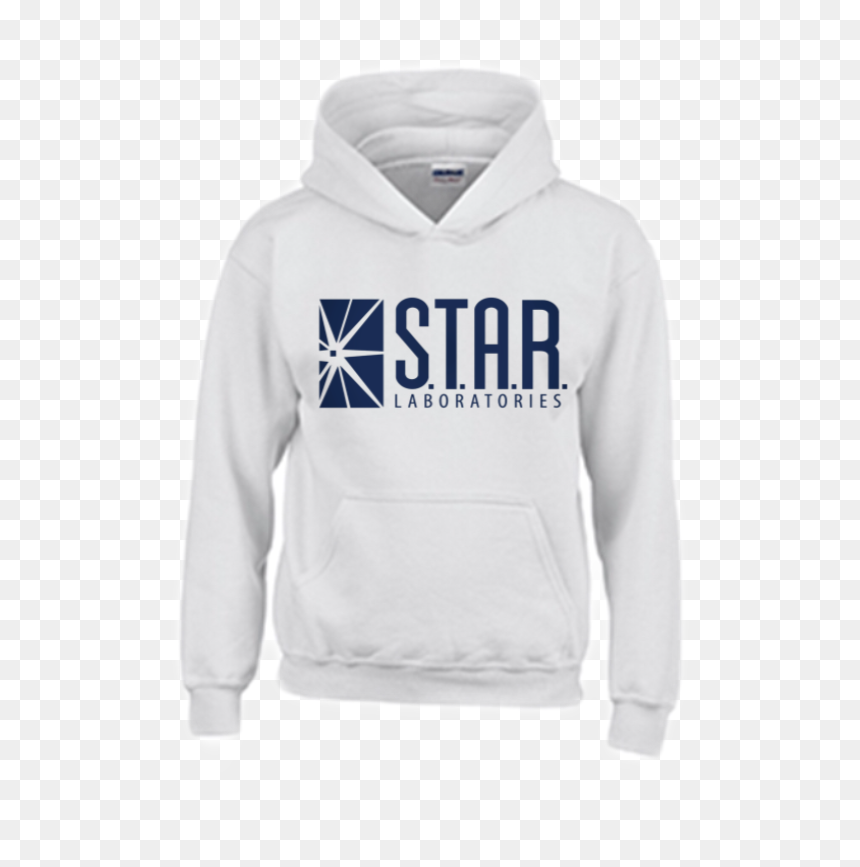 #flash #starlabs #star #arrowverse #hoodie #white - Hoodie, HD Png Download - star labs logo png
