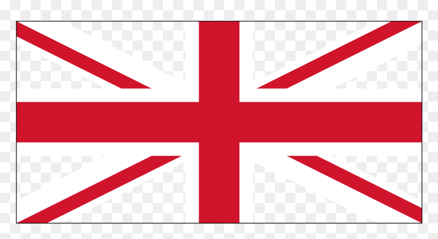 Angle,symmetry,area - Union Jack Without Scotland, HD Png Download - scottish flag png