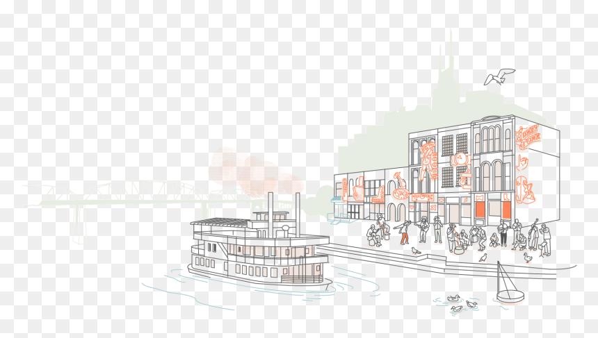 Transparent Nashville Skyline Clipart - House, HD Png Download - nashville skyline png