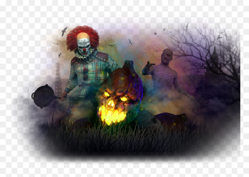 Frightful Halloween 2018 Promo In Game - Illustration, HD Png Download - halloween mask png