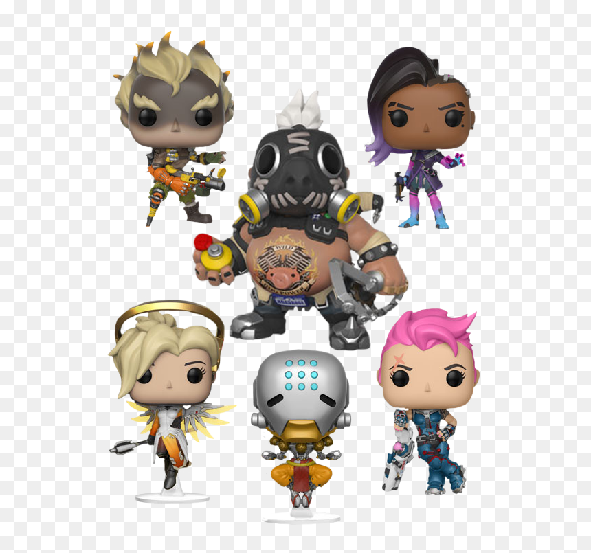 Petras Act Funko Pop Vinyl Bundle - Overwatch Wave 3 Funko Pop, HD Png Download - overwatch roadhog png