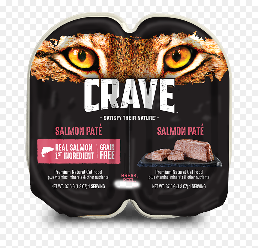 Transparent Cat Laying Down Png - Crave Chicken Cat Food, Png Download - cat food png