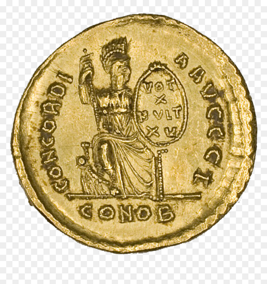 Sophia Moss Quality - Solidus (coin) Of Emperor Theodosius, HD Png Download - pixel coin png