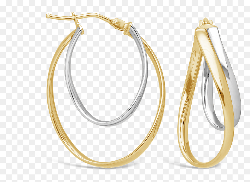 Earrings, HD Png Download - hoop earring png