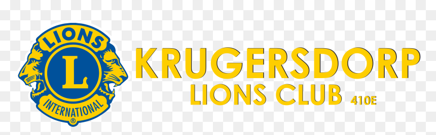 Lions Club Krugersdorp Logo - Amber, HD Png Download - lions club logo png