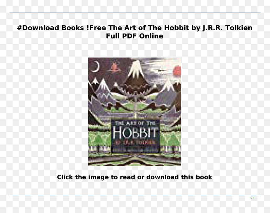 Hobbit W Malarstwie I Grafice Jrr Tolkiena, HD Png Download - the hobbit png