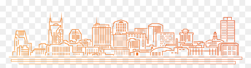 Illustration, HD Png Download - nashville skyline png