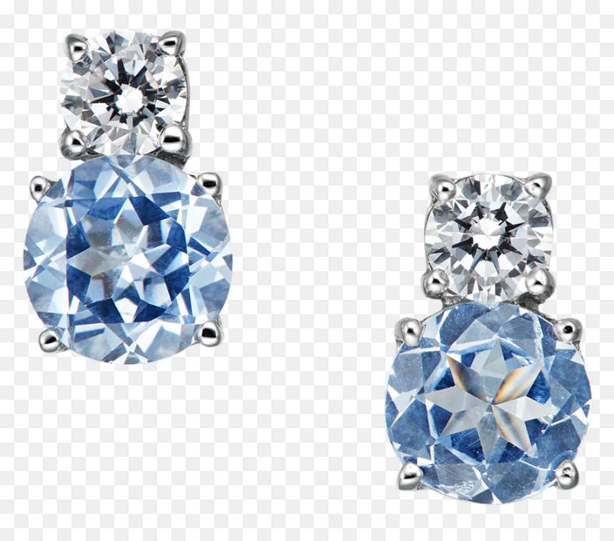 Png Earrings Light Blue, Transparent Png - hoop earring png