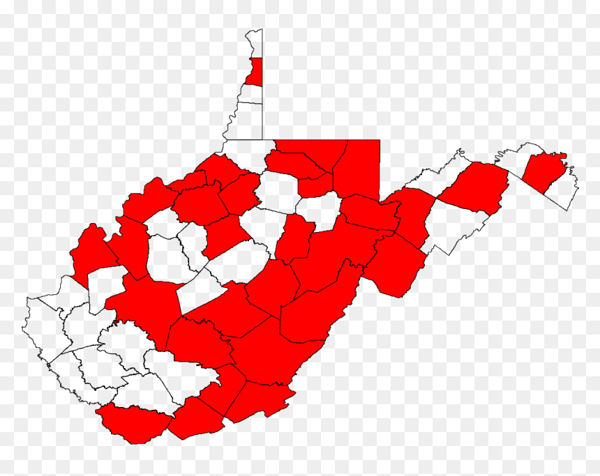 Speyeria Aphrodite Red Wv Map - Map Of West Virginia With Capital, HD Png Download - aphrodite png