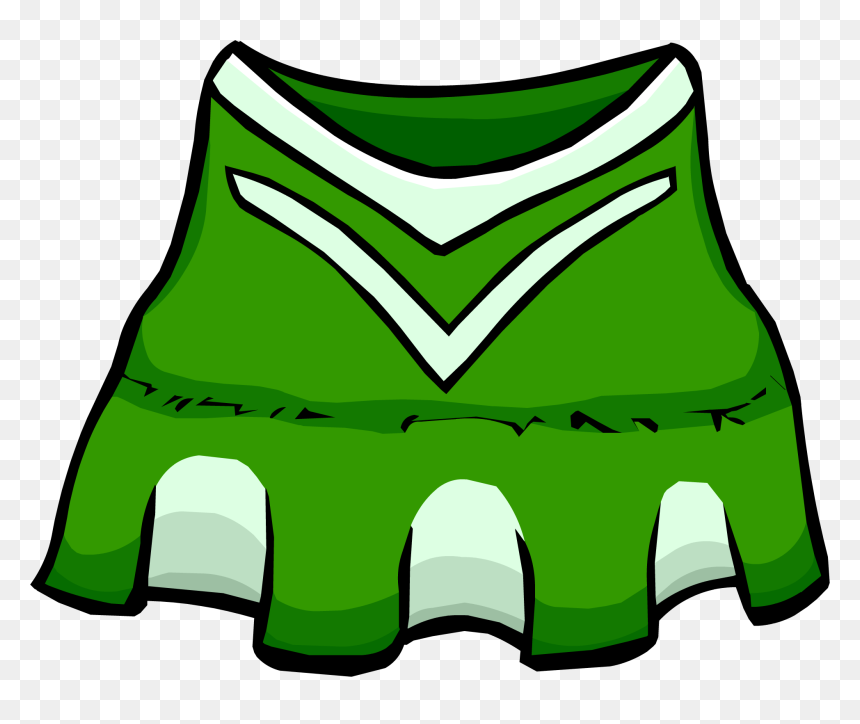 Clothes Clipart Cheerleader - Club Penguin Cheerleader Outfit, HD Png Download - cheerleaders png