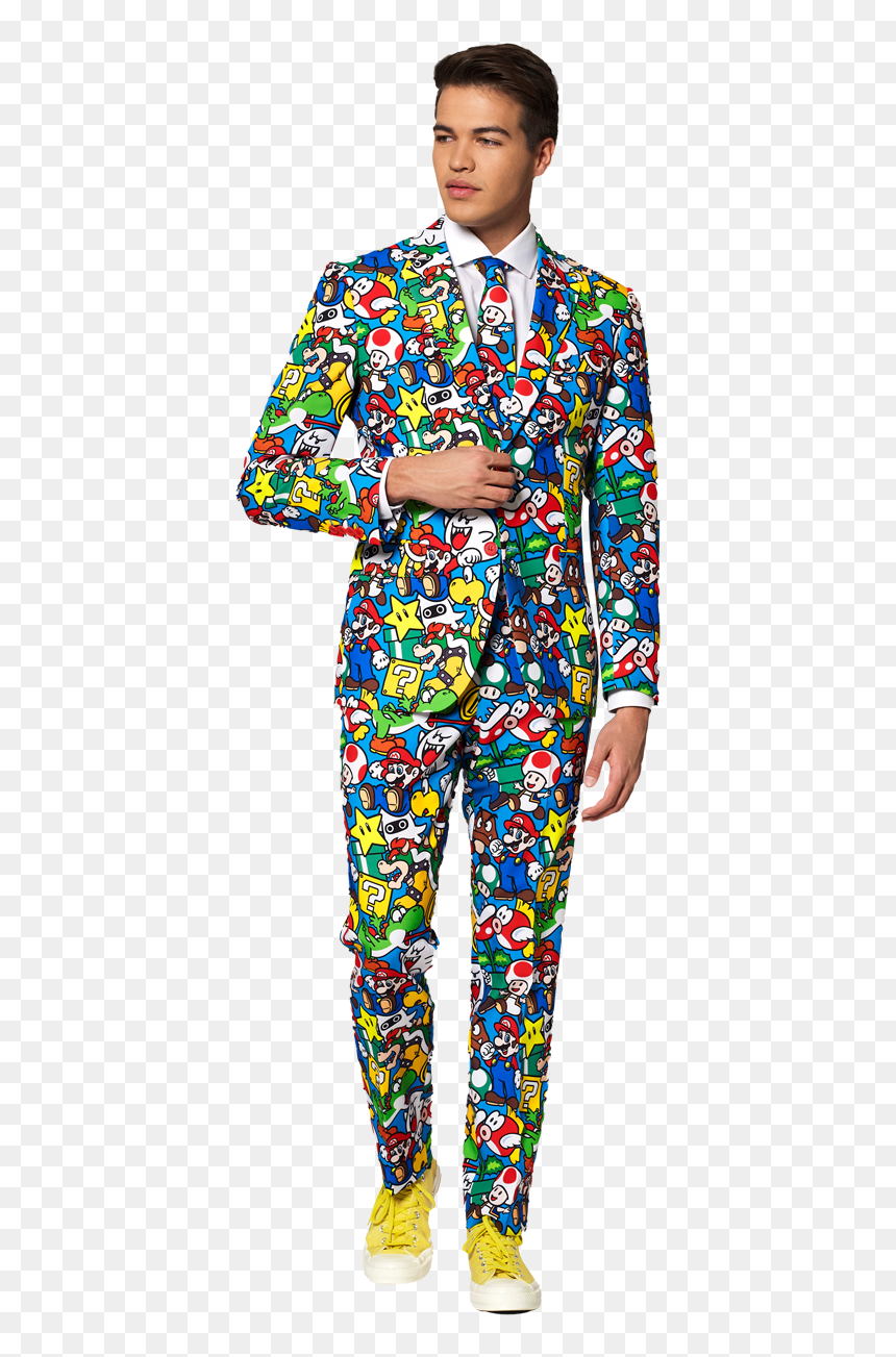 Super Mario Opposuit, HD Png Download - mario clouds png