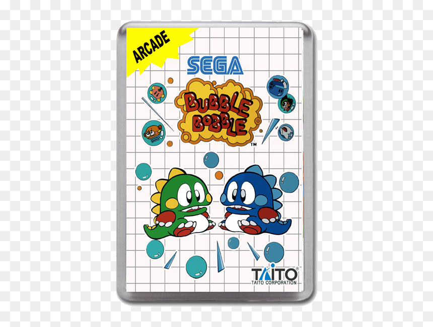 Bubble Bobble Master System, HD Png Download - sega master system png