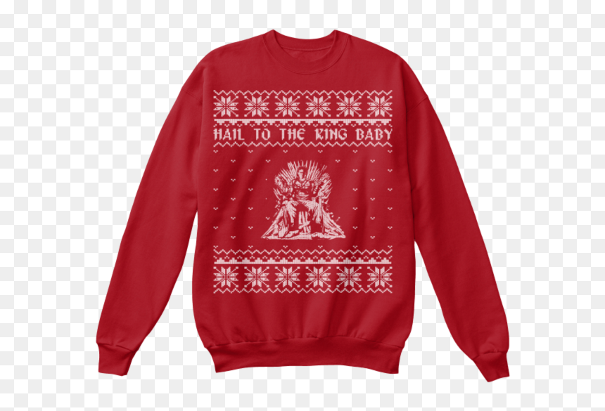 Hailtothekingsweatshirt - Boxing Ugly Christmas Sweater, HD Png Download - ash williams png