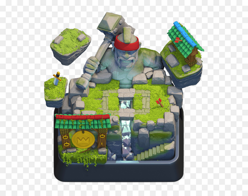 Arene 10 Clash Royale, HD Png Download - clash royale princess png