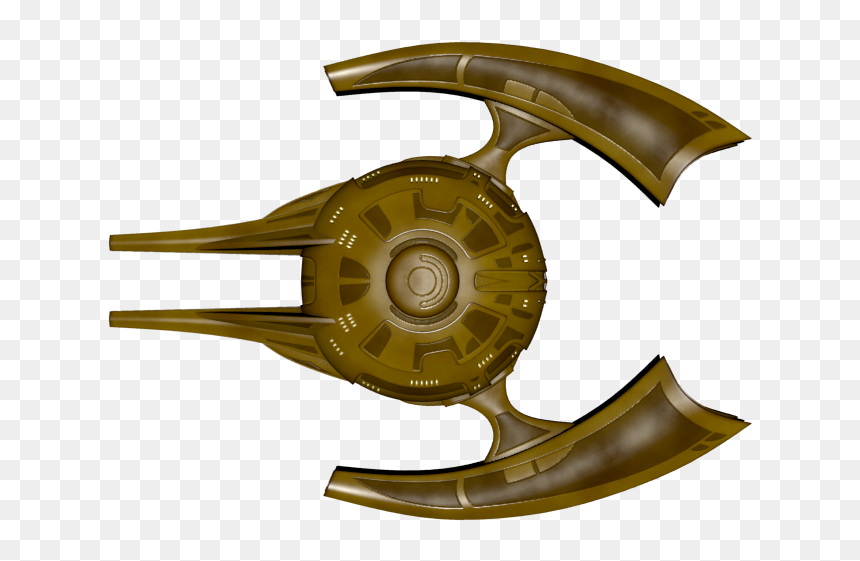 I"ve Completed Another Spaceship Model, And Have Rendered - Star Trek Alien Ship, HD Png Download - spaceship sprite png