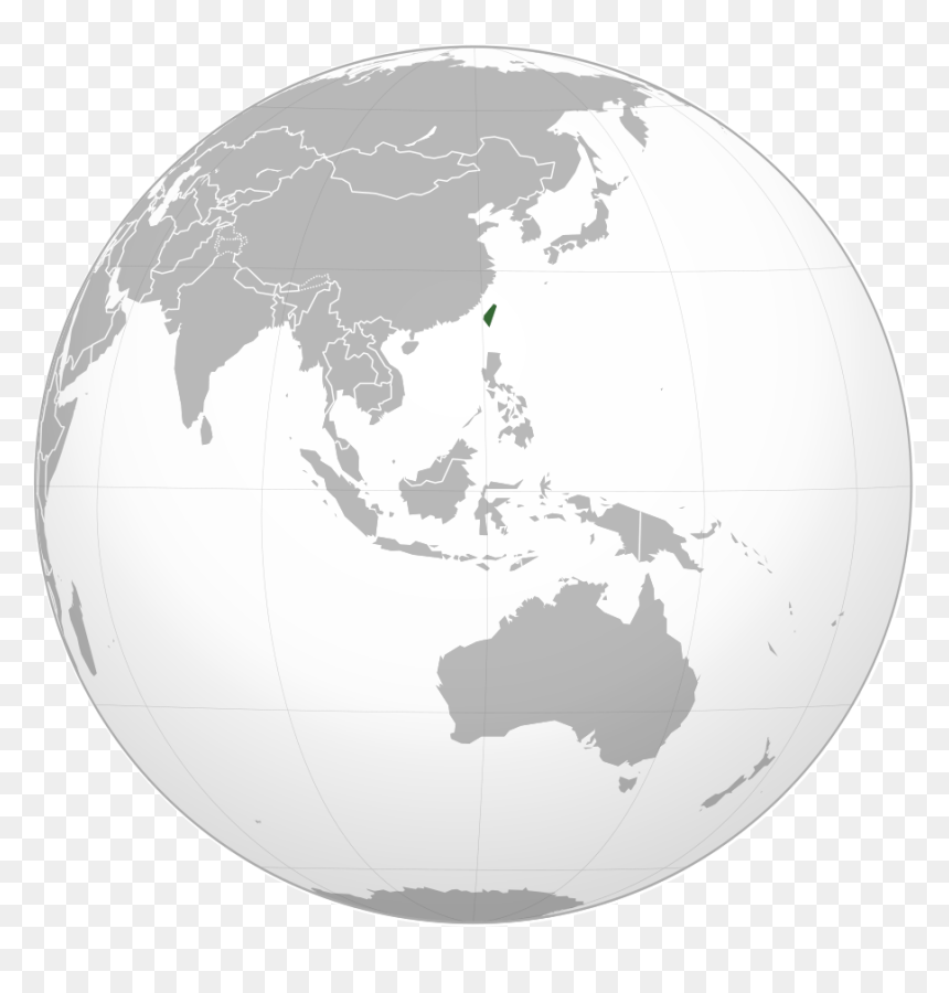 Jugoistocna Azija, HD Png Download - black globe png