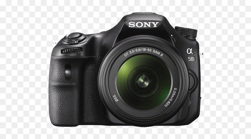 Sony Alpha Slt A58k Kit 18 55mm Ii, HD Png Download - camara fotografica png