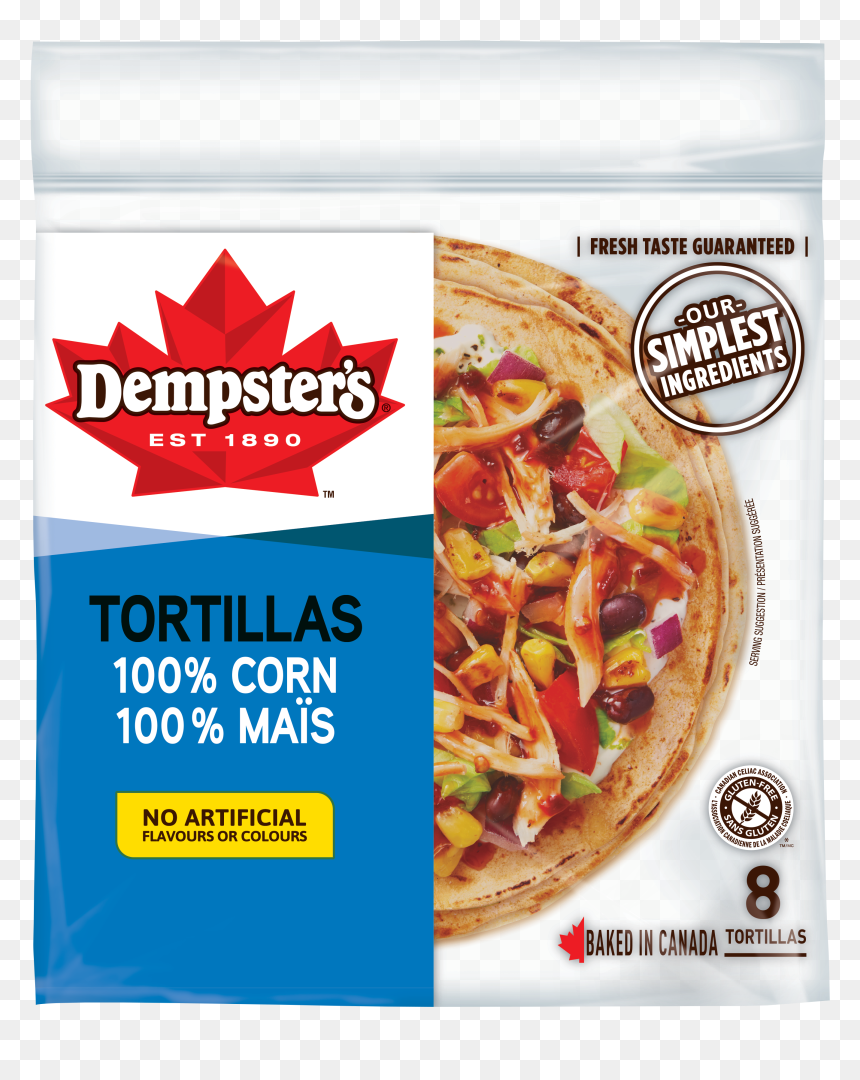 Dempster"s 100% Corn 7" - Dempster's Ancient Grains Tortilla, HD Png Download - tortillas png