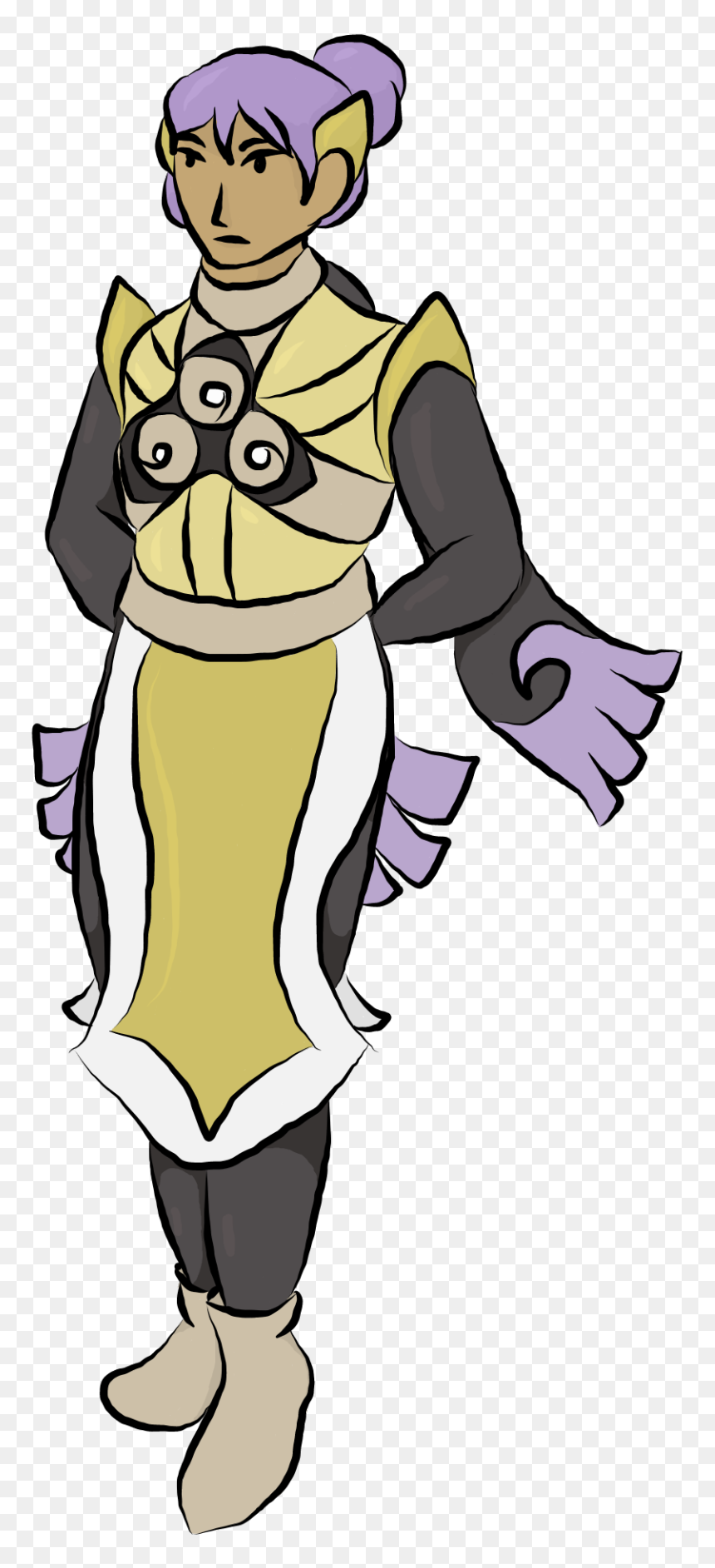 Aegislash Knight Anthro - Cartoon, HD Png Download - aegislash png