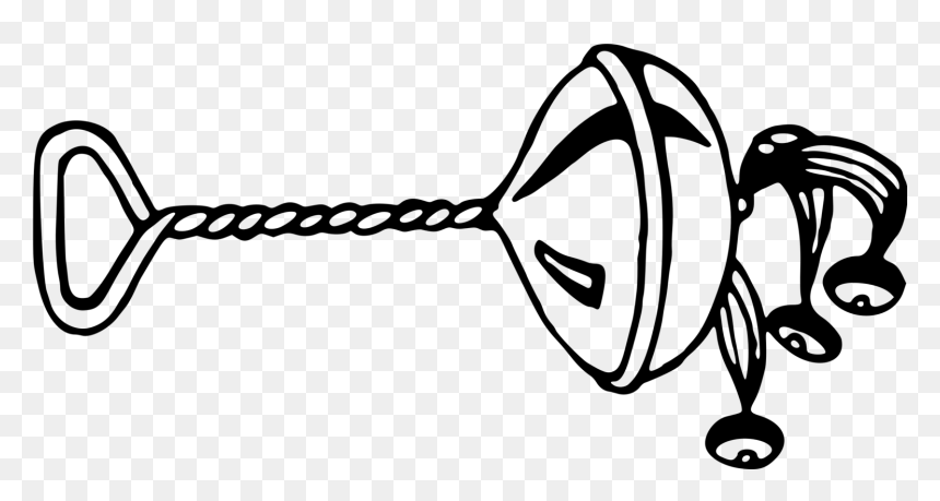 Line Art,fictional Character,area - Clip Art, HD Png Download - rattle png