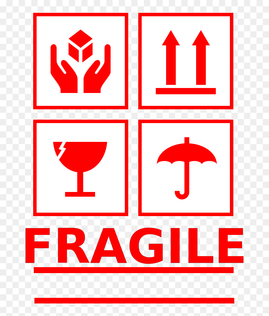 Sign, HD Png Download - fragile png