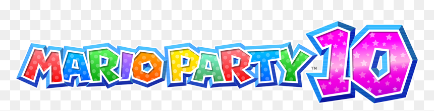 Mario Party 10 Logo - Mario Party 10 Title, HD Png Download - mario party png