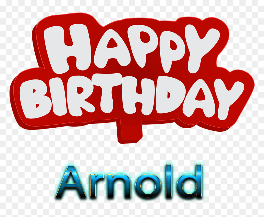 Arnold Png Background Image - Happy Birthday Khushi Logo, Transparent Png - arnold png