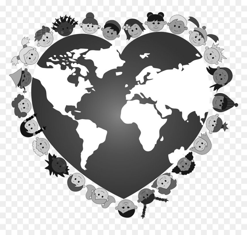 We Can Do It Png , Png Download - Long Distance Relationship World Map, Transparent Png - we can do it png
