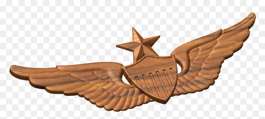 Cnc Military Emblems Us Army Qualification Badge Models - United States Aviator Badge, HD Png Download - pilot wings png