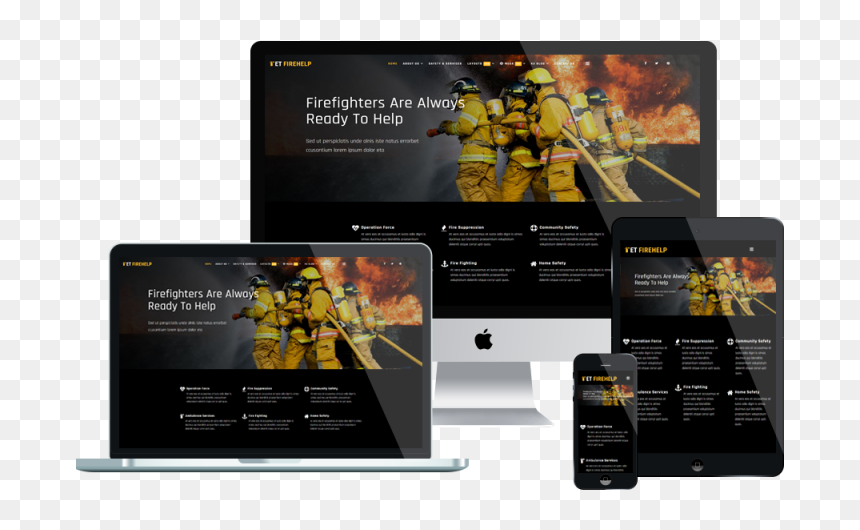 Et Firehelp Free Responsive Joomla Template - Joomla, HD Png Download - joomla logo png