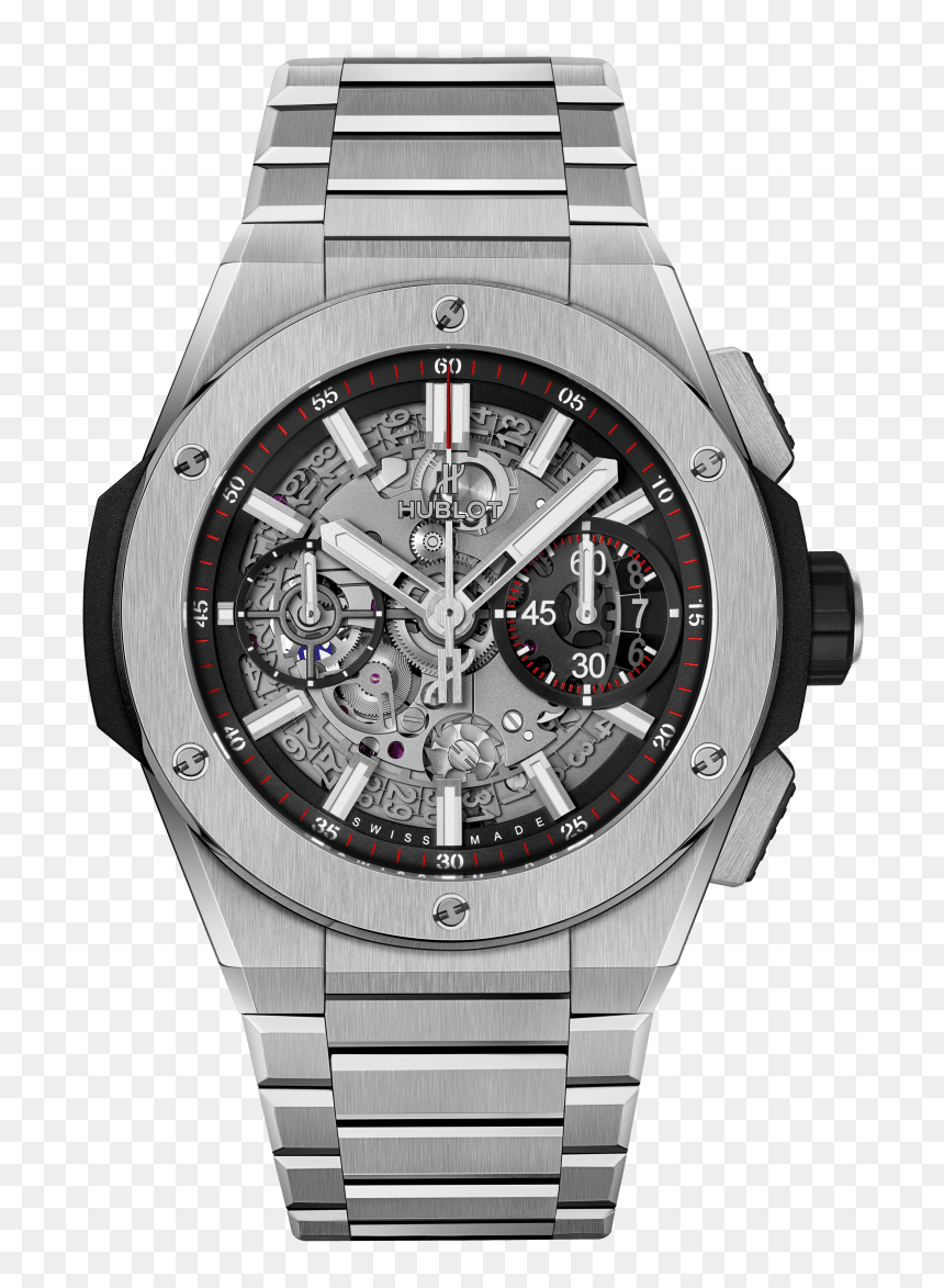 Big Bang Integral Titanium 42 Mm, Front View - Big Bang Integral Hublot, HD Png Download - big bang png
