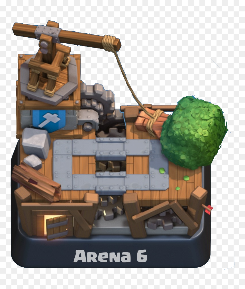 Builder-workshop - Clash Royale Arena6, HD Png Download - clash royale princess png