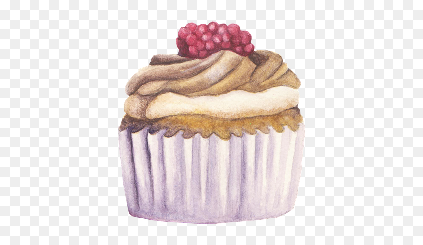 Cupcake, HD Png Download - pink cupcake png