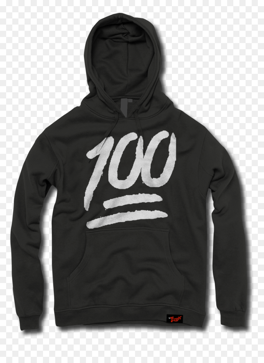 Skull With Middle Finger Hoodie, HD Png Download - emoji 100 png