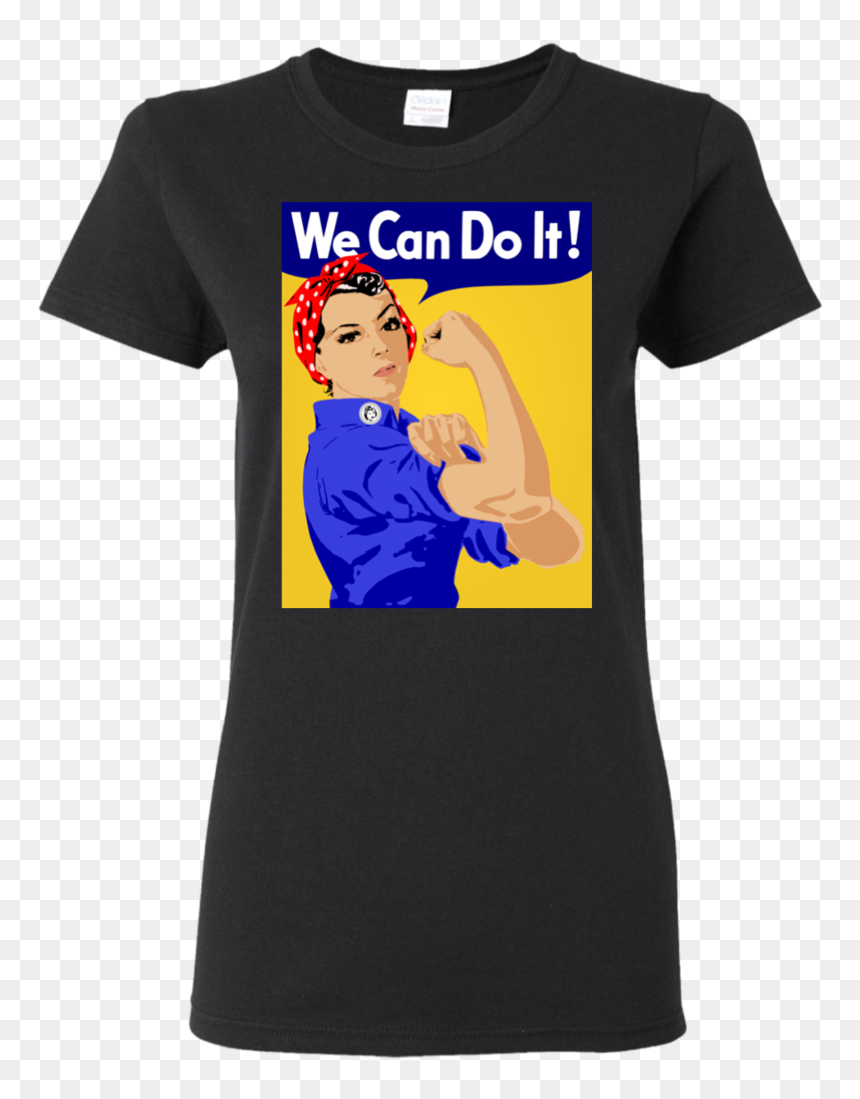We Can Do It Women"s T-shirt - Rosie The Riveter, HD Png Download - we can do it png
