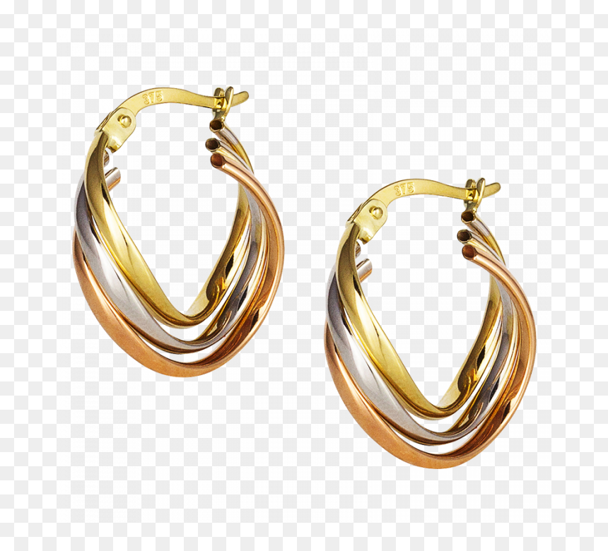 Earrings, HD Png Download - hoop earring png