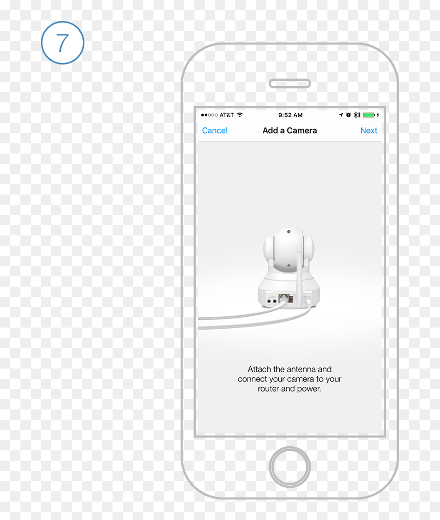 Step-7 - Iphone, HD Png Download - iphone camera png