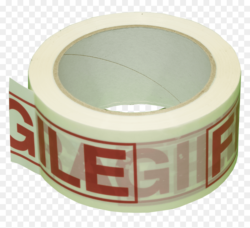 1 Roll 2″ Fragile Printed Vinyl Tape - Circle, HD Png Download - fragile png