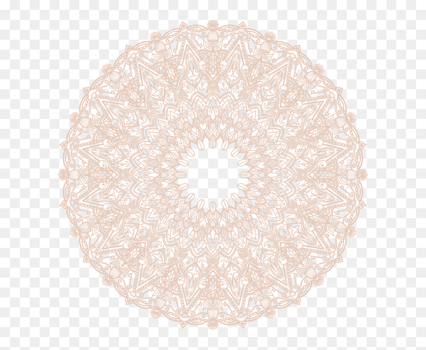 Circle, HD Png Download - lace doily png