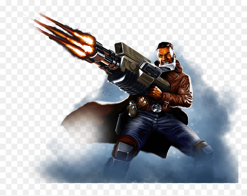 Huntdown, HD Png Download - gta v characters png