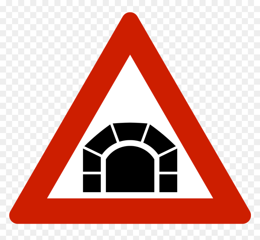 Norwegian Road Sign - Cross Road Ahead Sign, HD Png Download - cross sign png