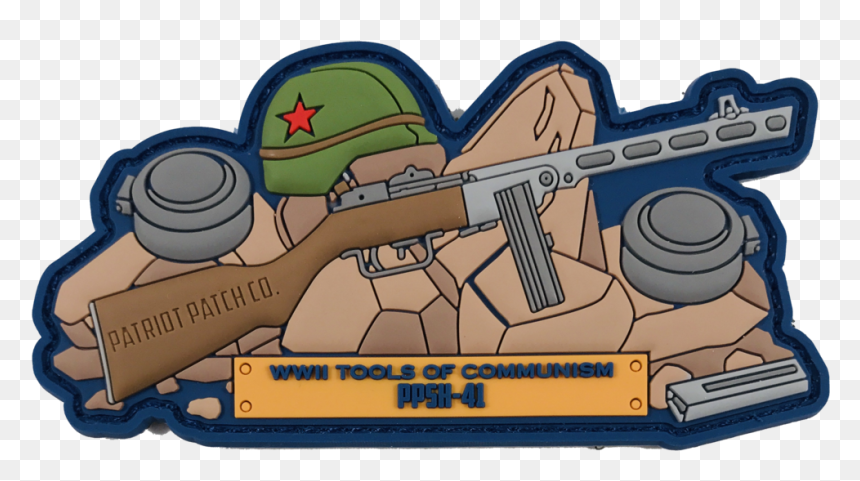Wwii Guns - Russian Ppsh-41 - Patch - Benchrest Shooting, HD Png Download - ppsh png